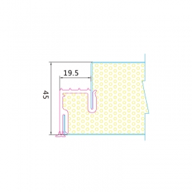 PVC0030配45板（45mm）